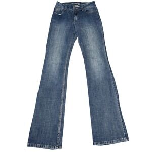Wrangler Bootcut Jeans Womens 5x36 Medium Wash Denim 1009MWZAH Blue